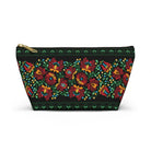 Hungarian Matyó Black Pouch - The Global Wanderer