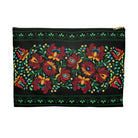 Hungarian Matyó Black Pouch - The Global Wanderer