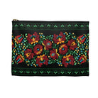 Hungarian Matyó Black Pouch - The Global Wanderer