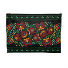 Hungarian Matyó Black Pouch - The Global Wanderer