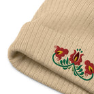 Hungarian Matyó Embroidered Beanie - The Global Wanderer