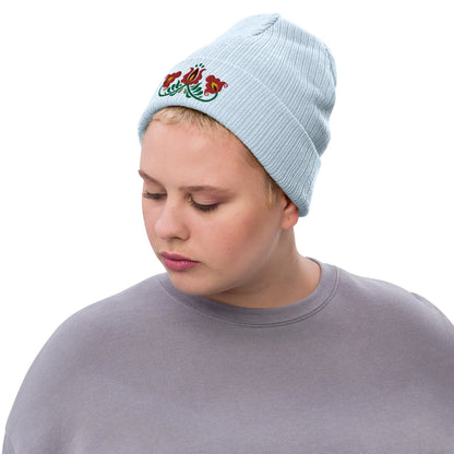 Hungarian Matyó Embroidered Beanie - The Global Wanderer