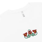 Hungarian Matyó Embroidered Cropped T-Shirt - The Global Wanderer