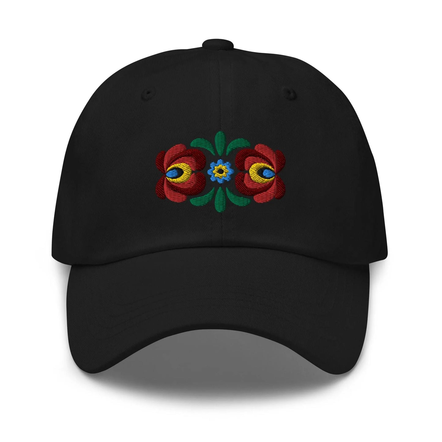 Hungarian Matyó Embroidered  Dad Hat - The Global Wanderer