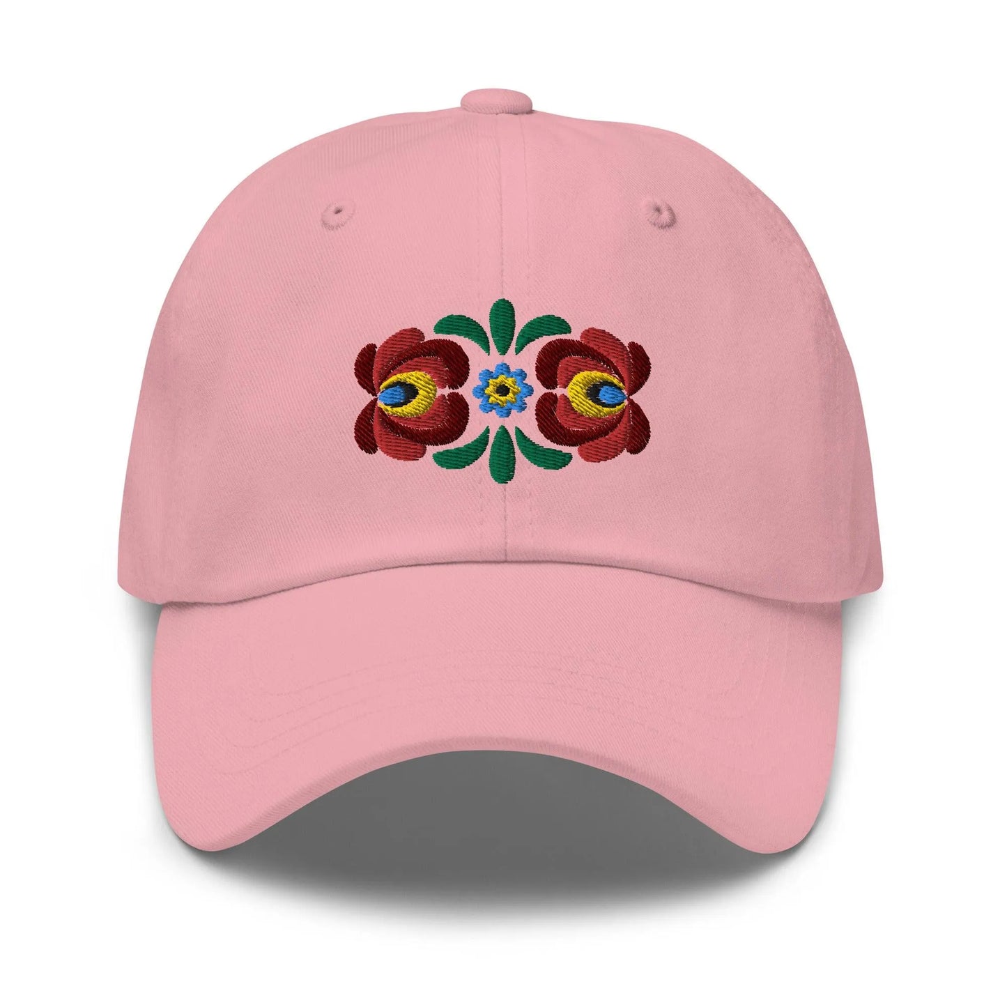 Hungarian Matyó Embroidered  Dad Hat - The Global Wanderer