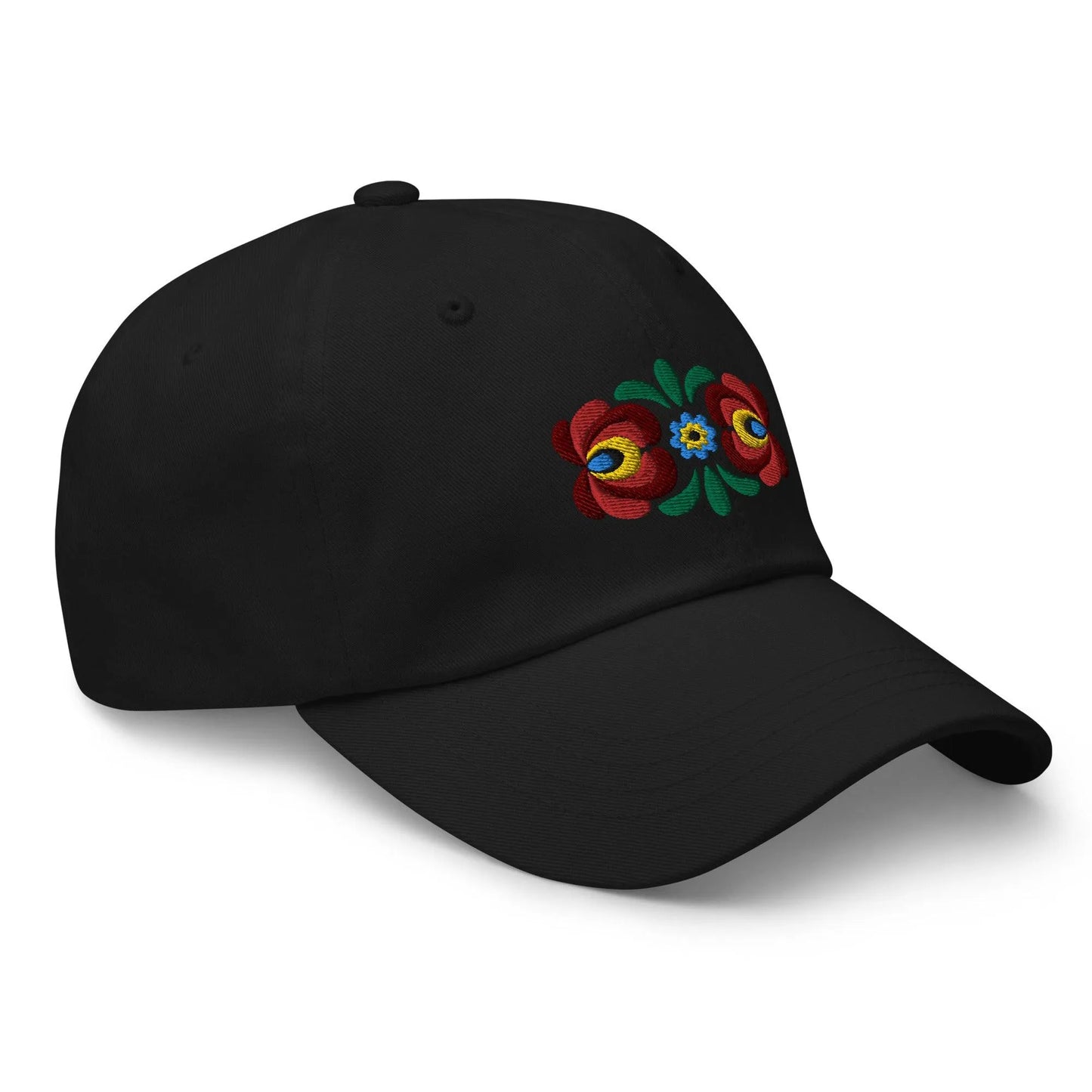 Hungarian Matyó Embroidered Dad Hat - The Global Wanderer