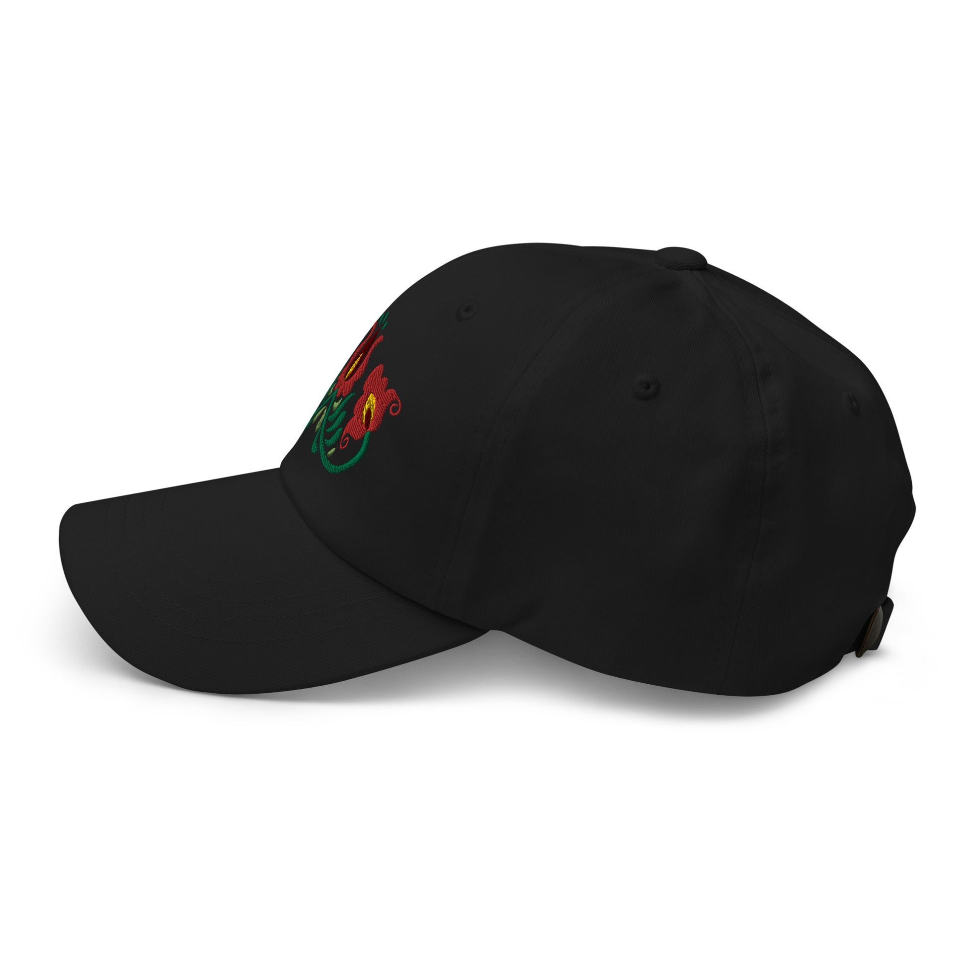 Hungarian Matyó Embroidered Dad Hat - The Global Wanderer