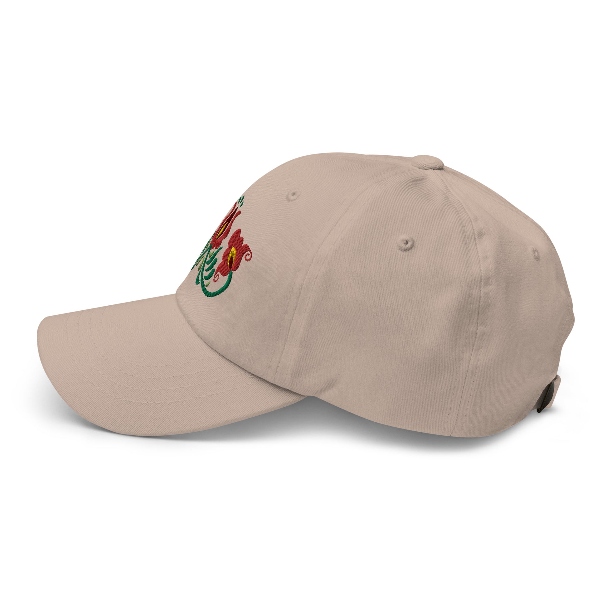 Hungarian Matyó Embroidered Dad Hat - The Global Wanderer