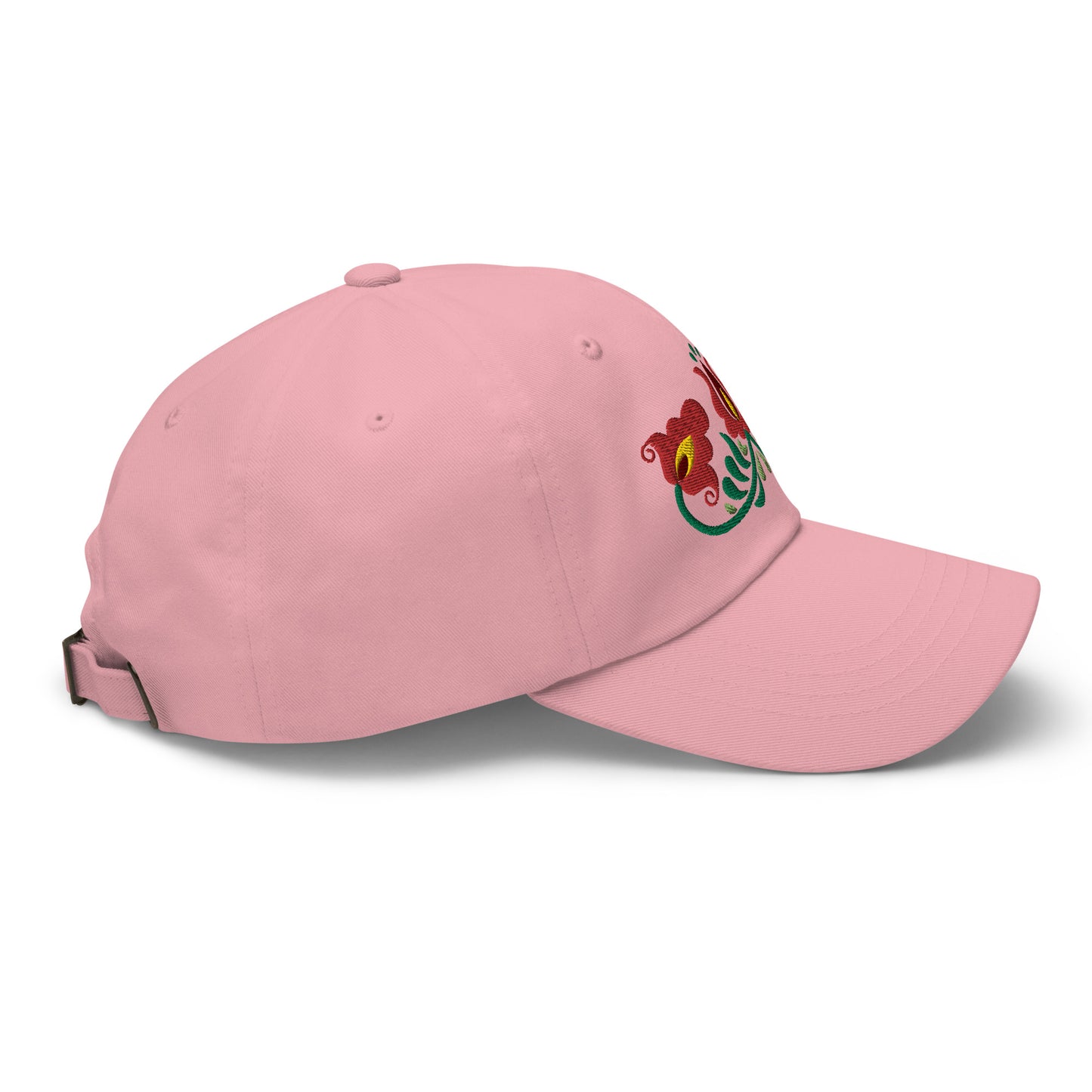 Hungarian Matyó Embroidered Dad Hat - The Global Wanderer