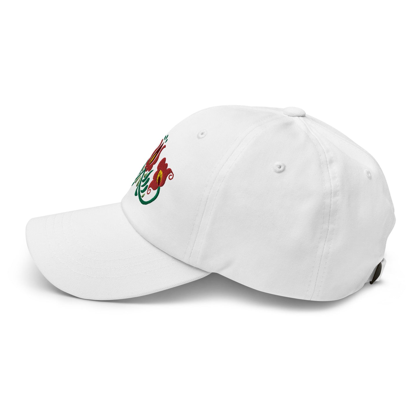 Hungarian Matyó Embroidered Dad Hat - The Global Wanderer