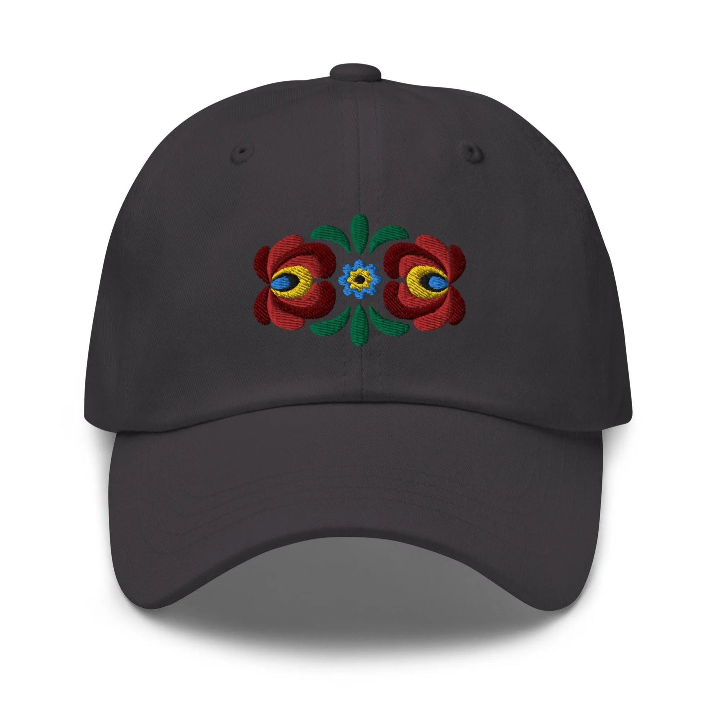 Hungarian Matyó Embroidered  Dad Hat - The Global Wanderer