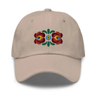Hungarian Matyó Embroidered Dad Hat - The Global Wanderer
