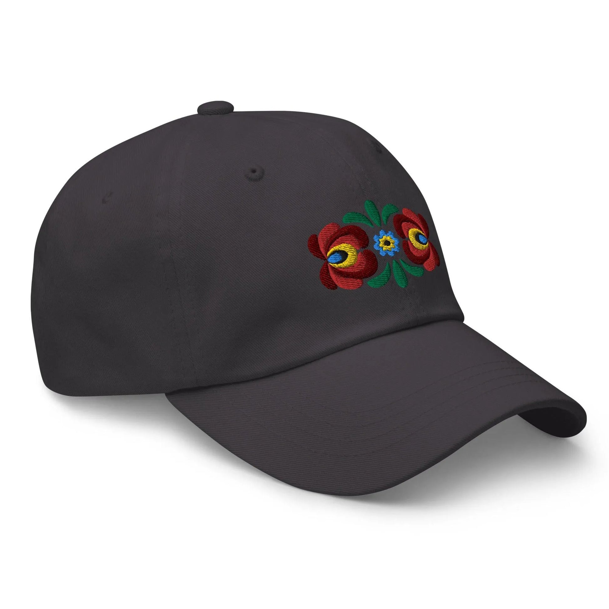 Hungarian Matyó Embroidered  Dad Hat - The Global Wanderer