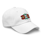 Hungarian Matyó Embroidered Dad Hat - The Global Wanderer