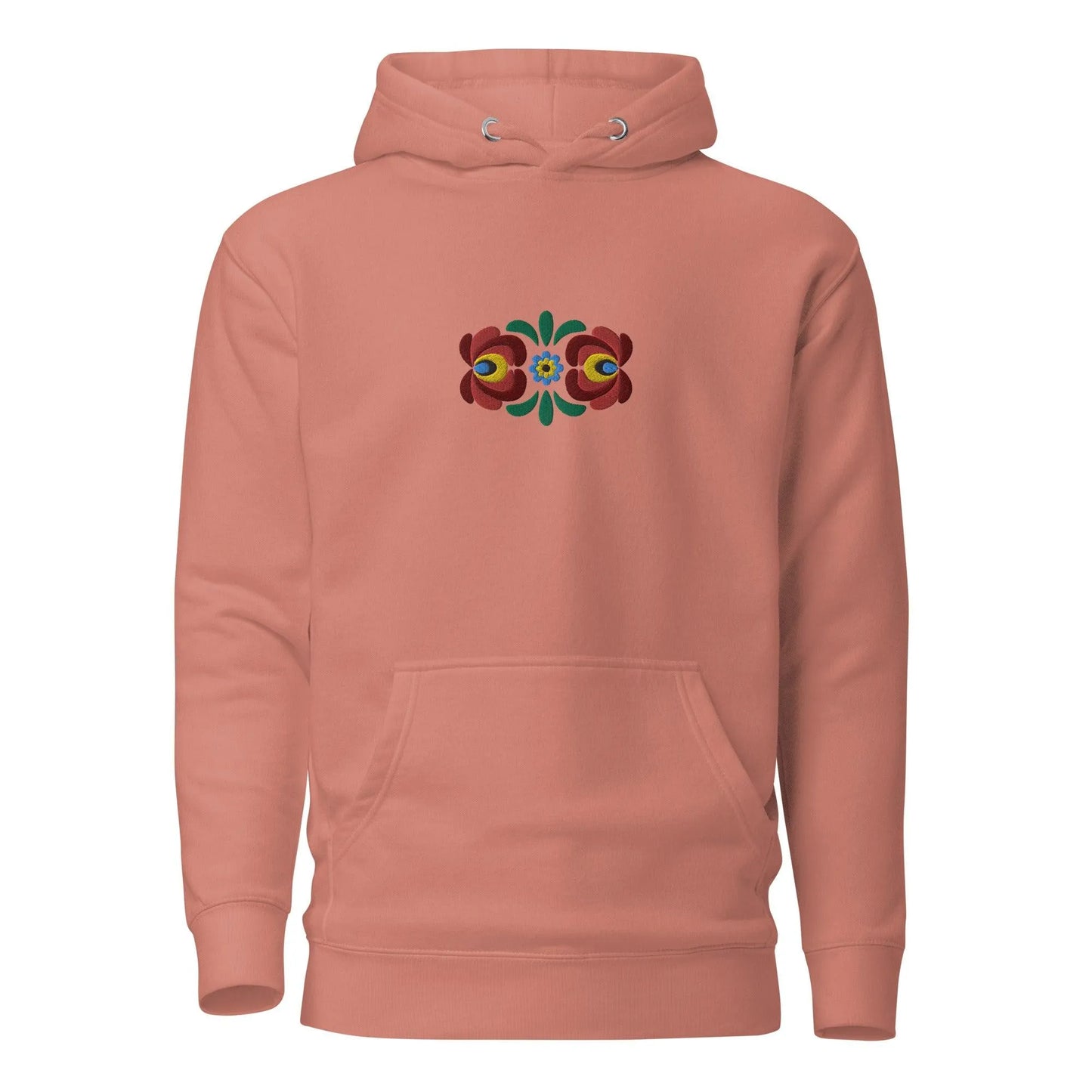 Hungarian Matyó Embroidered Hoodie - The Global Wanderer