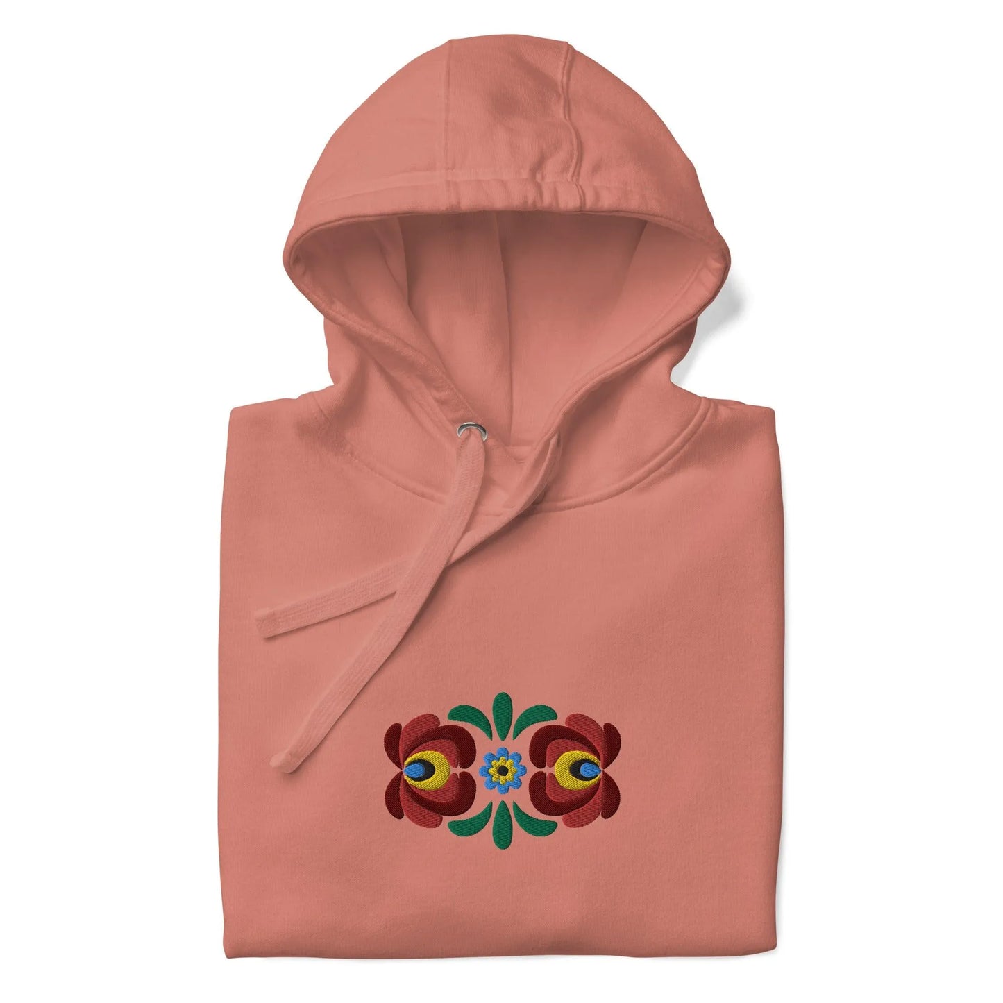 Hungarian Matyó Embroidered Hoodie - The Global Wanderer