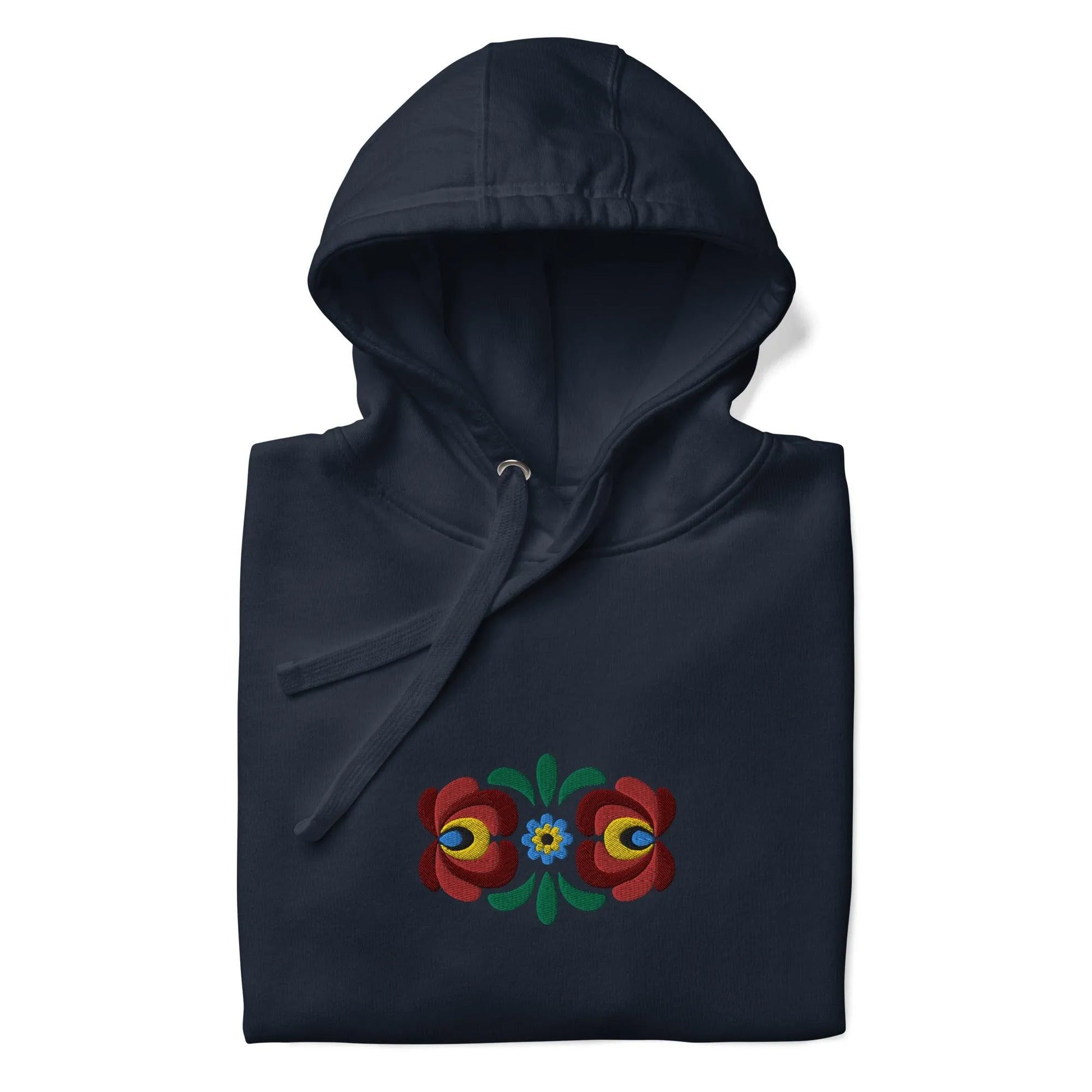 Hungarian Matyó Embroidered Hoodie - The Global Wanderer