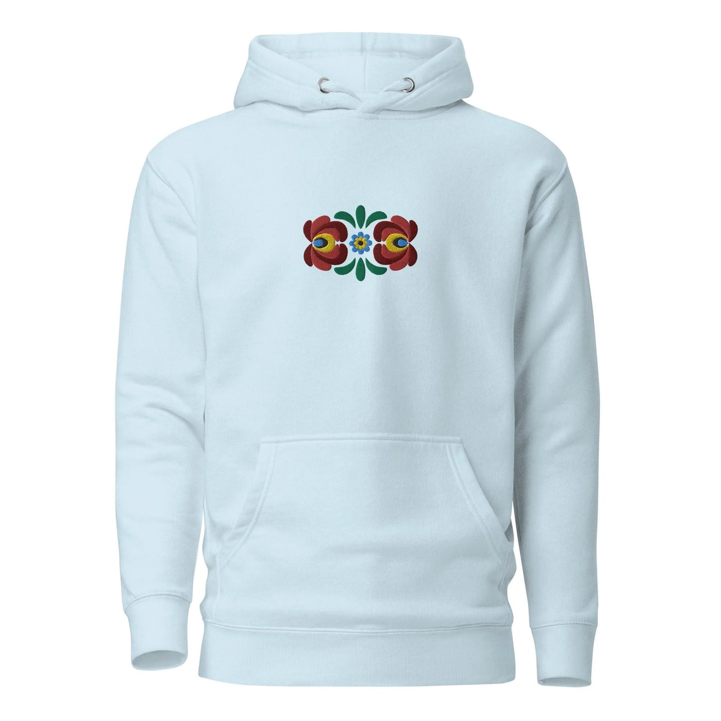 Hungarian Matyó Embroidered Hoodie - The Global Wanderer