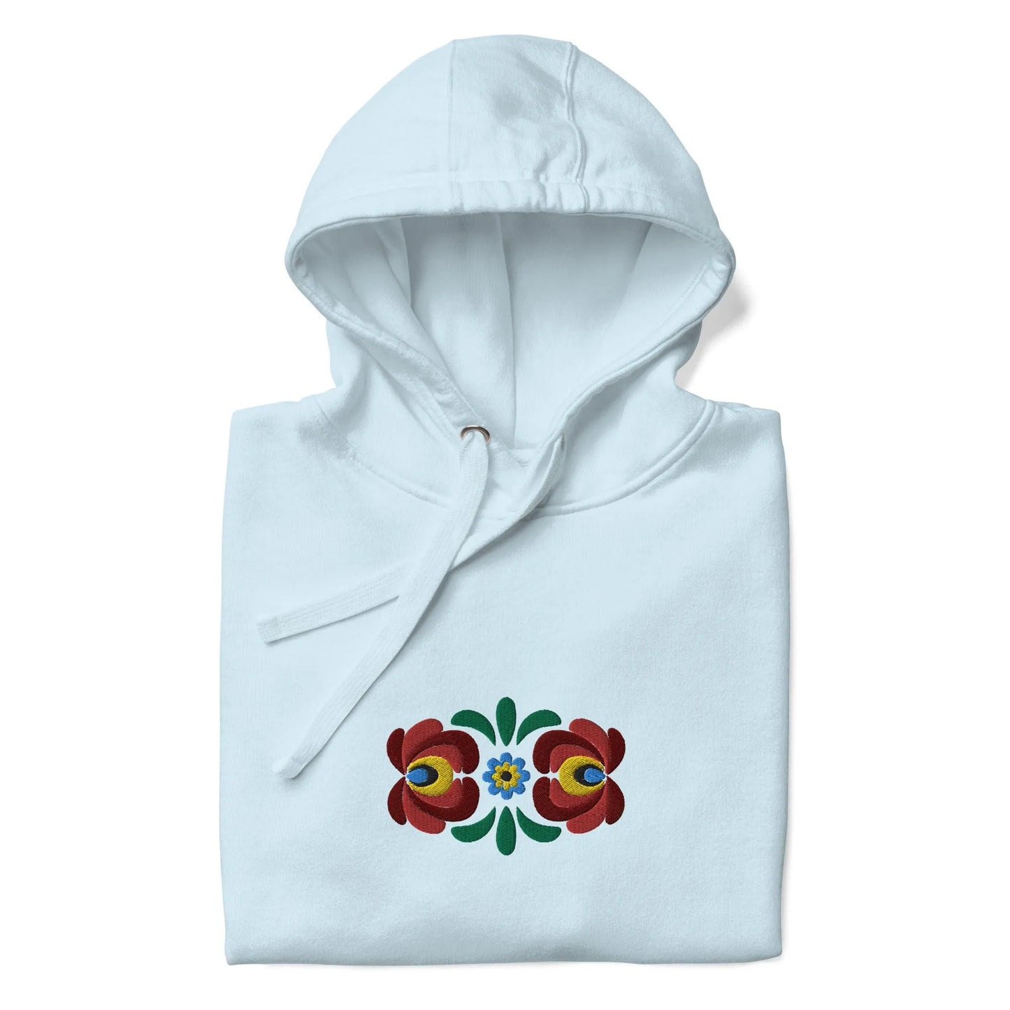 Hungarian Matyó Embroidered Hoodie - The Global Wanderer