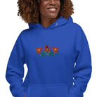 Hungarian Matyó Embroidered Hoodie - The Global Wanderer