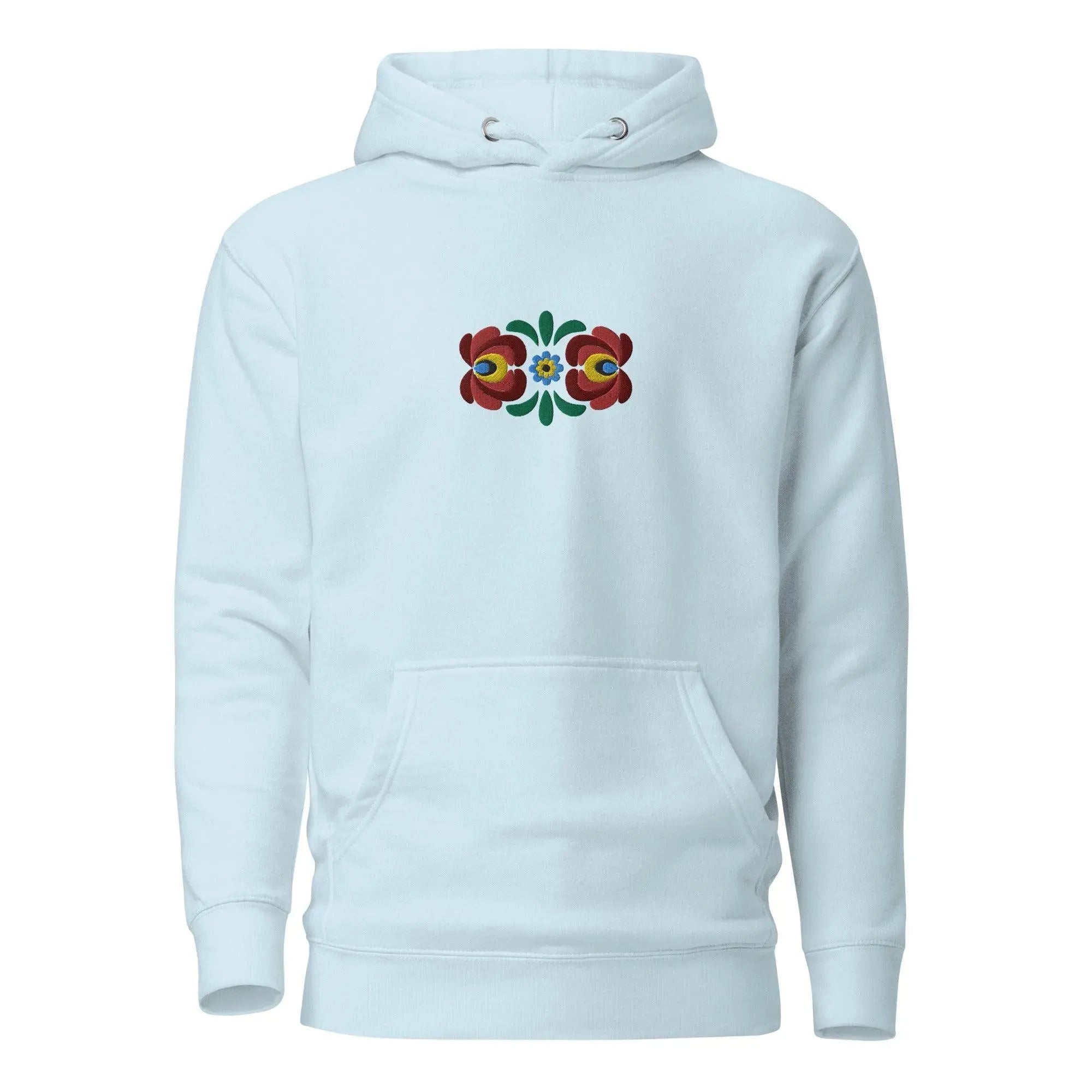 Hungarian Matyó Embroidered Hoodie - The Global Wanderer