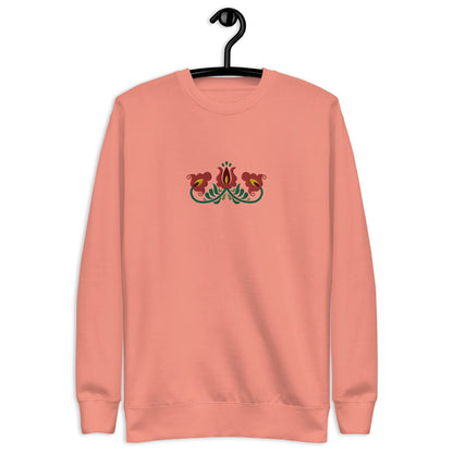 Hungarian Matyó Embroidered Sweatshirt - The Global Wanderer