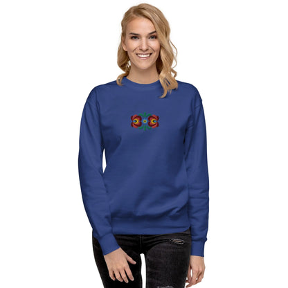 Hungarian Matyó Embroidered Sweatshirt - The Global Wanderer