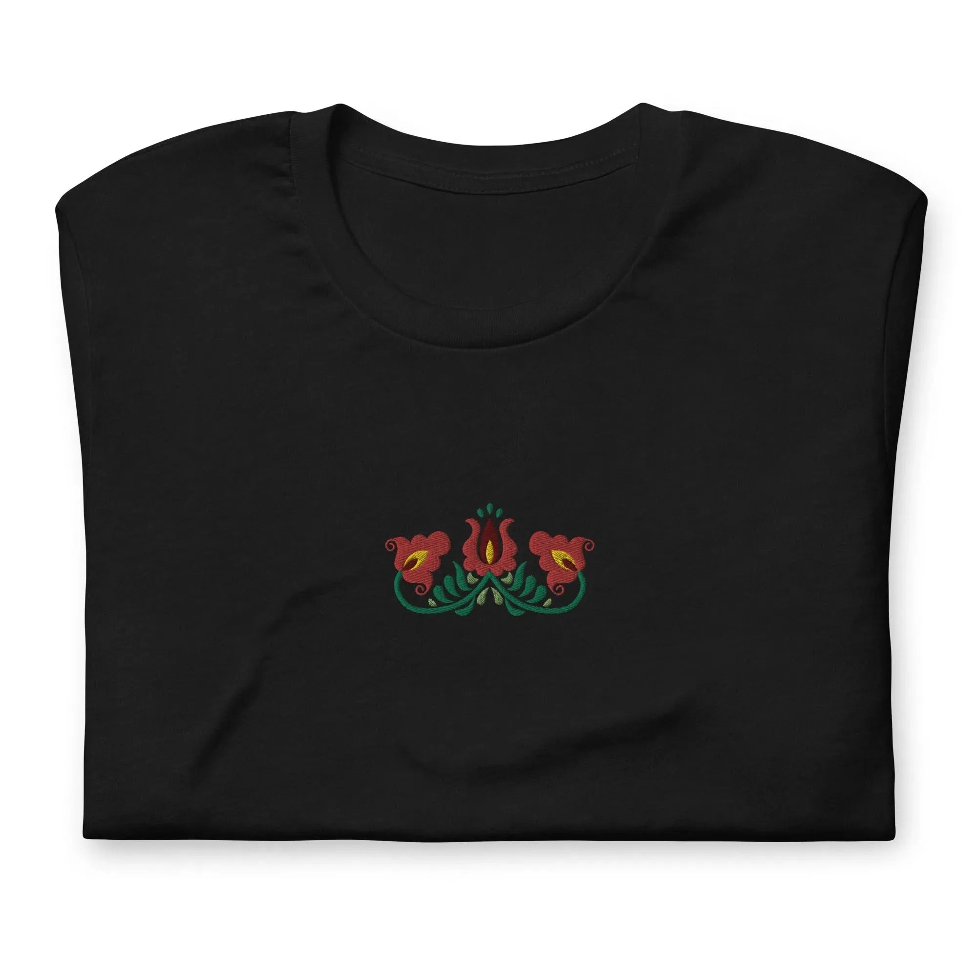 Hungarian Matyó Embroidered T-Shirt - The Global Wanderer
