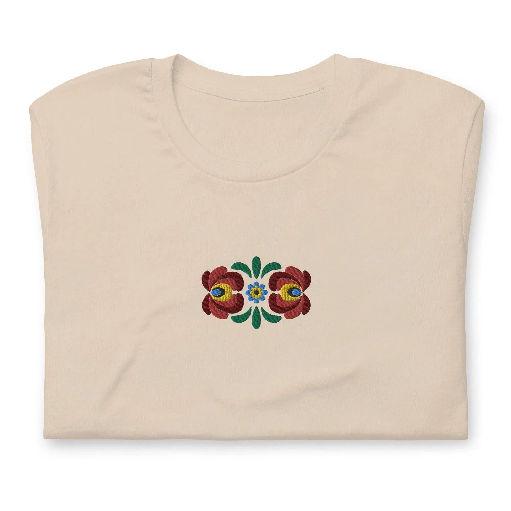 Hungarian Matyó Embroidered T-Shirt - The Global Wanderer