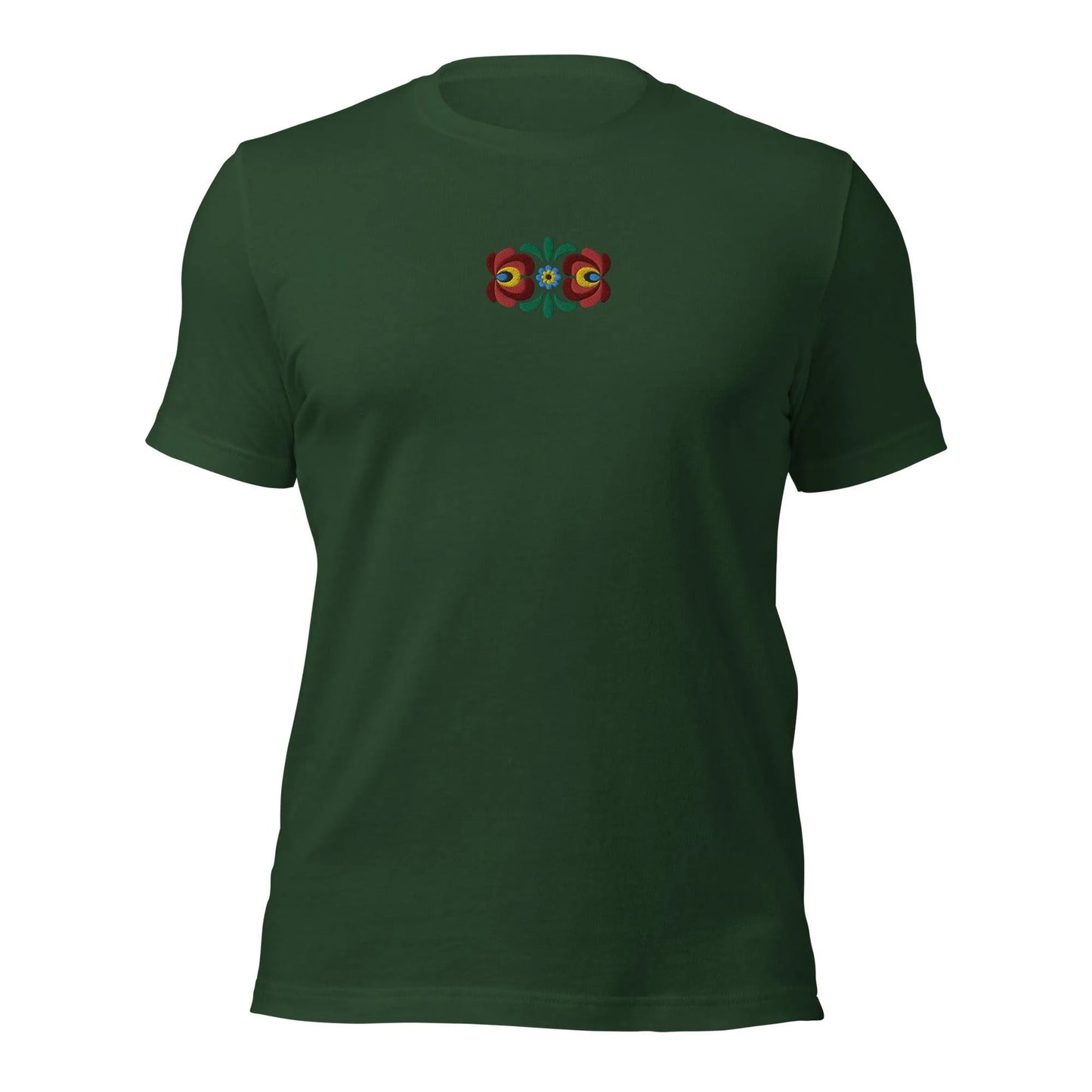 Hungarian Matyó Embroidered T-Shirt - The Global Wanderer