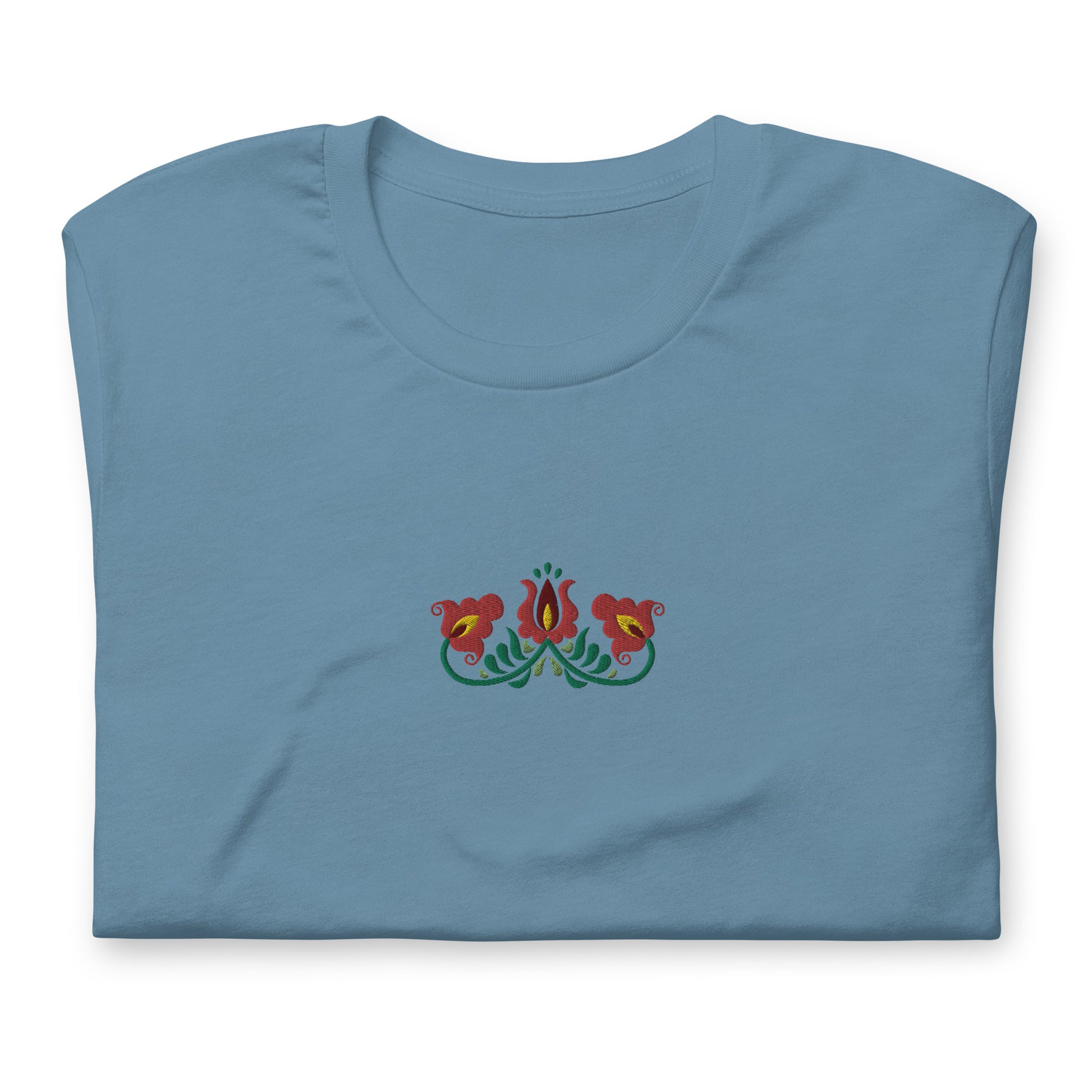 Hungarian Matyó Embroidered T-Shirt - The Global Wanderer