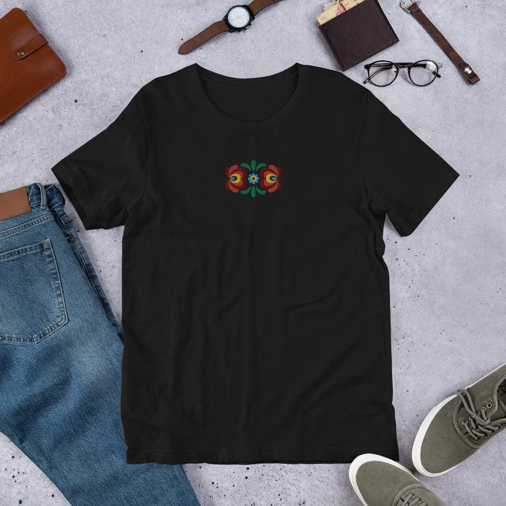 Hungarian Matyó Embroidered T-Shirt - The Global Wanderer