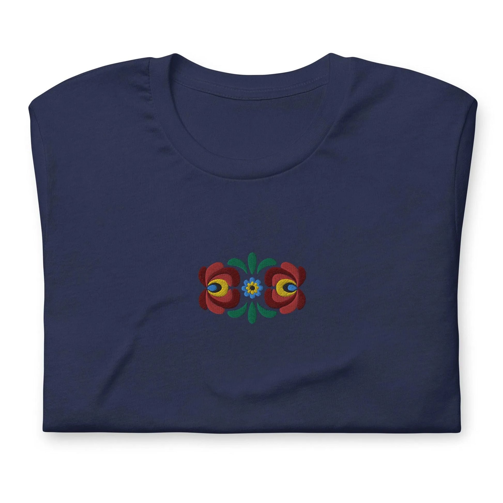 Hungarian Matyó Embroidered T-Shirt - The Global Wanderer