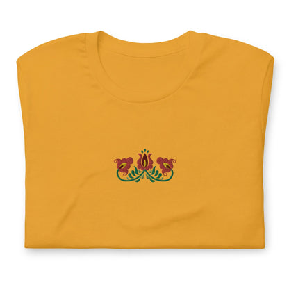 Hungarian Matyó Embroidered T-Shirt - The Global Wanderer