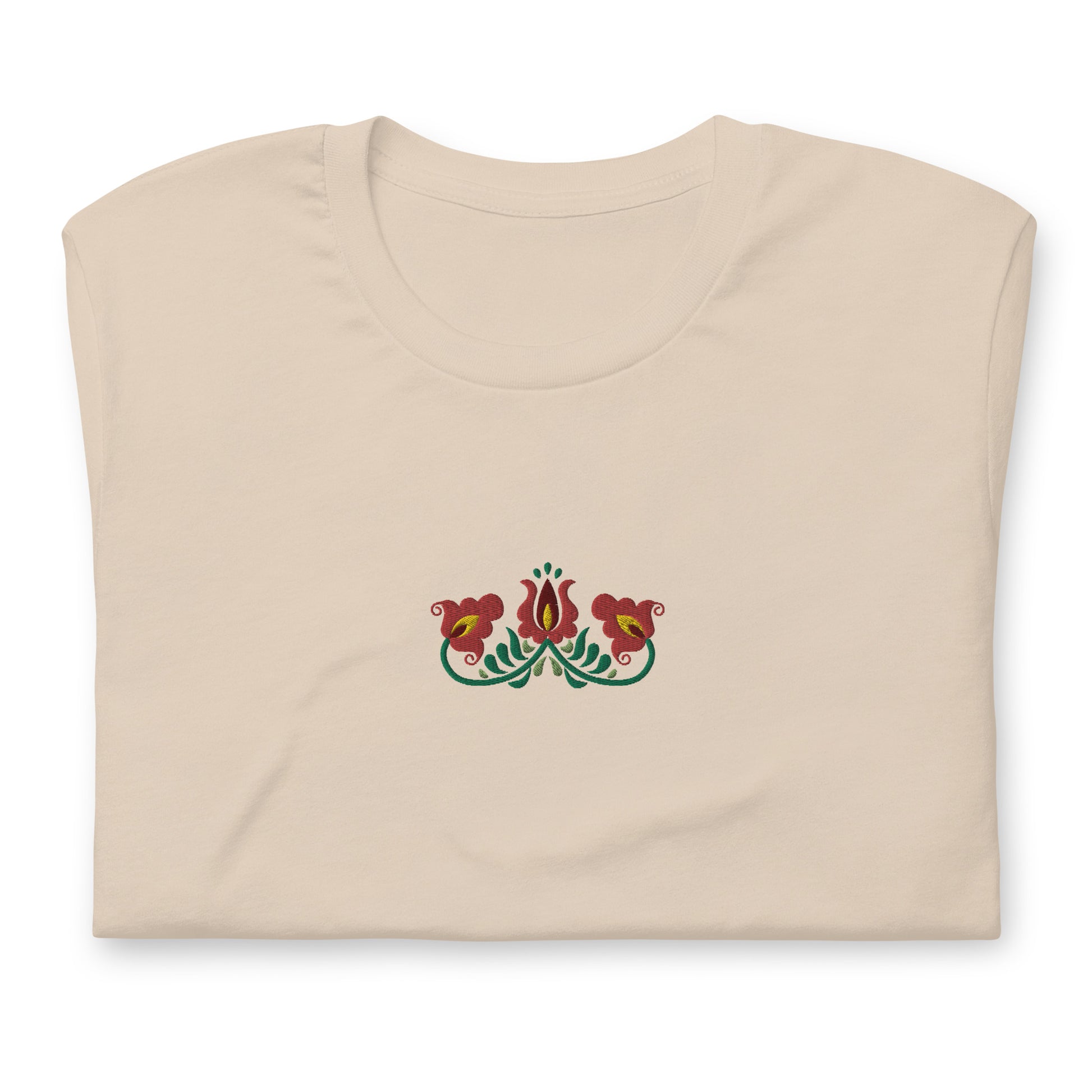 Hungarian Matyó Embroidered T-Shirt - The Global Wanderer