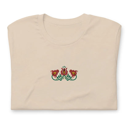 Hungarian Matyó Embroidered T-Shirt - The Global Wanderer