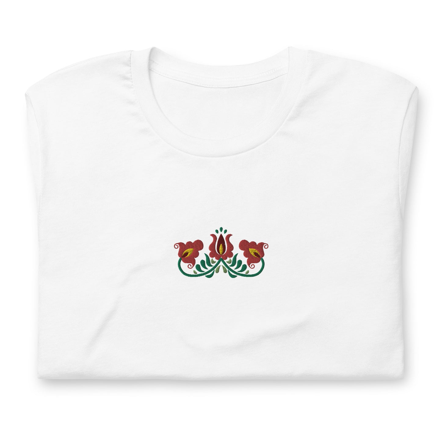 Hungarian Matyó Embroidered T-Shirt - The Global Wanderer