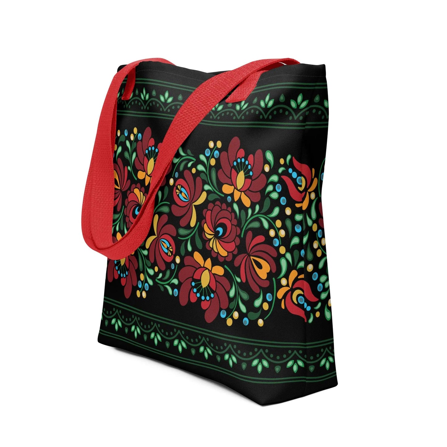 Hungarian Matyó Tote Bag - The Global Wanderer