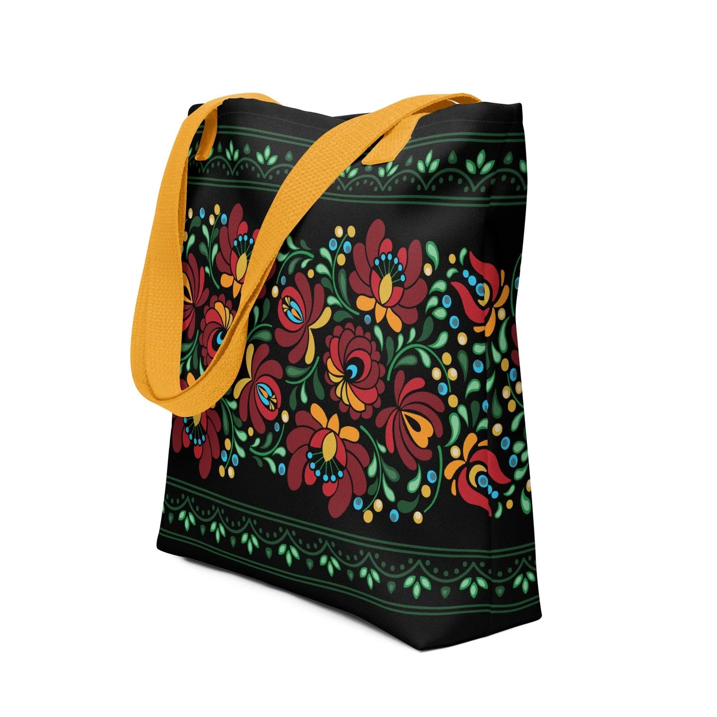 Hungarian Matyó Tote Bag - The Global Wanderer