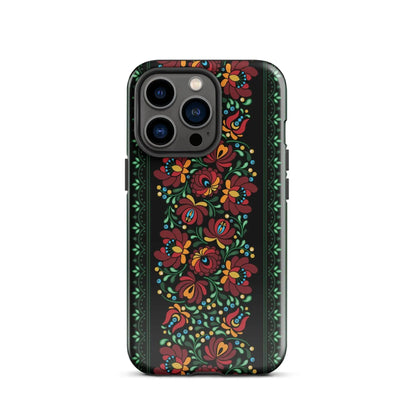 Hungarian Matyó Tough MagSafe iPhone® Case - The Global Wanderer