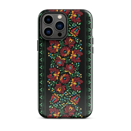 Hungarian Matyó Tough MagSafe iPhone® Case - The Global Wanderer