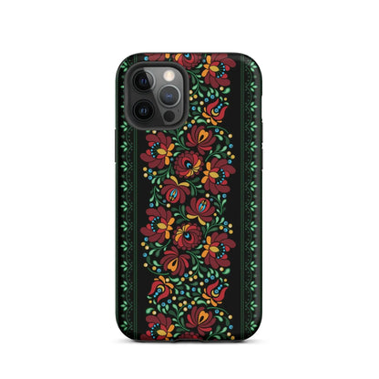 Hungarian Matyó Tough MagSafe iPhone® Case - The Global Wanderer