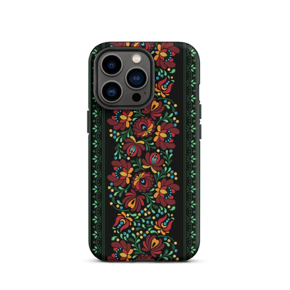 Hungarian Matyó Tough MagSafe iPhone® Case - The Global Wanderer