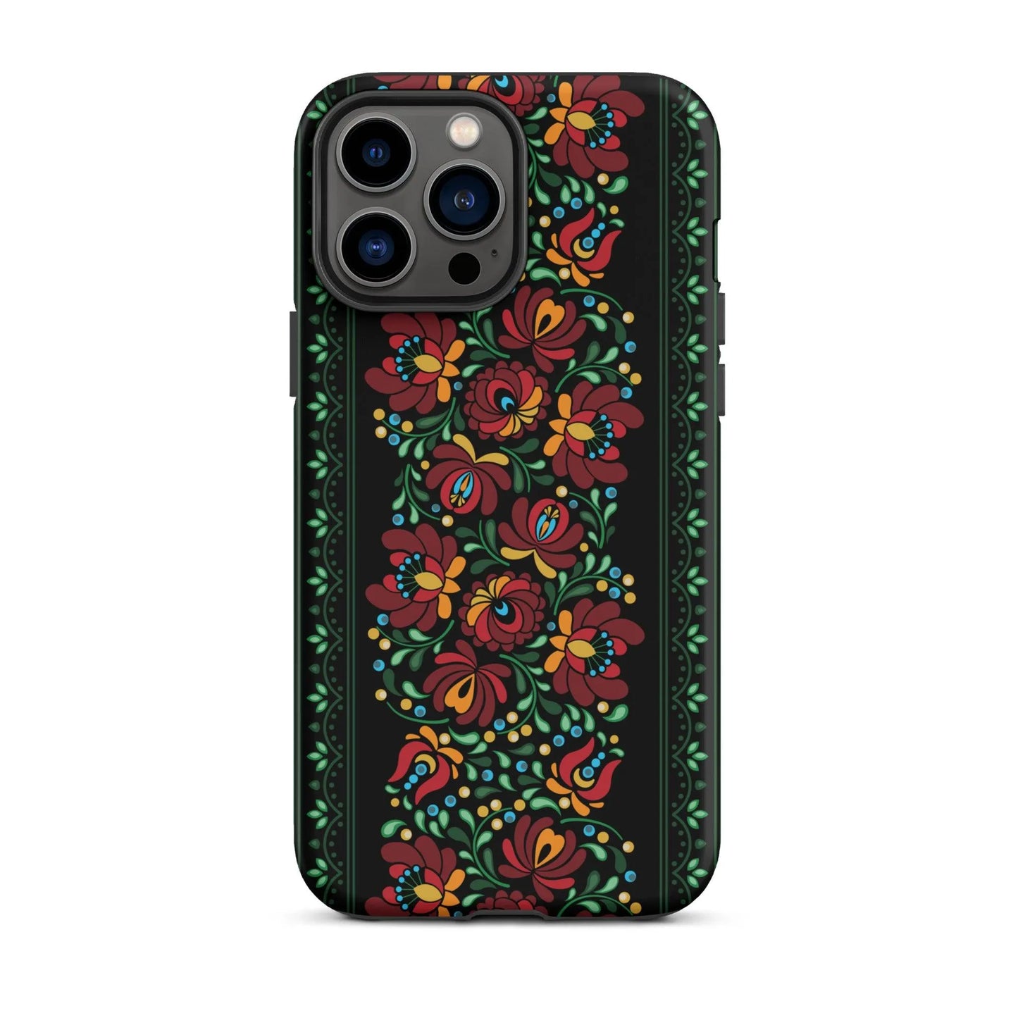 Hungarian Matyó Tough MagSafe iPhone® Case - The Global Wanderer