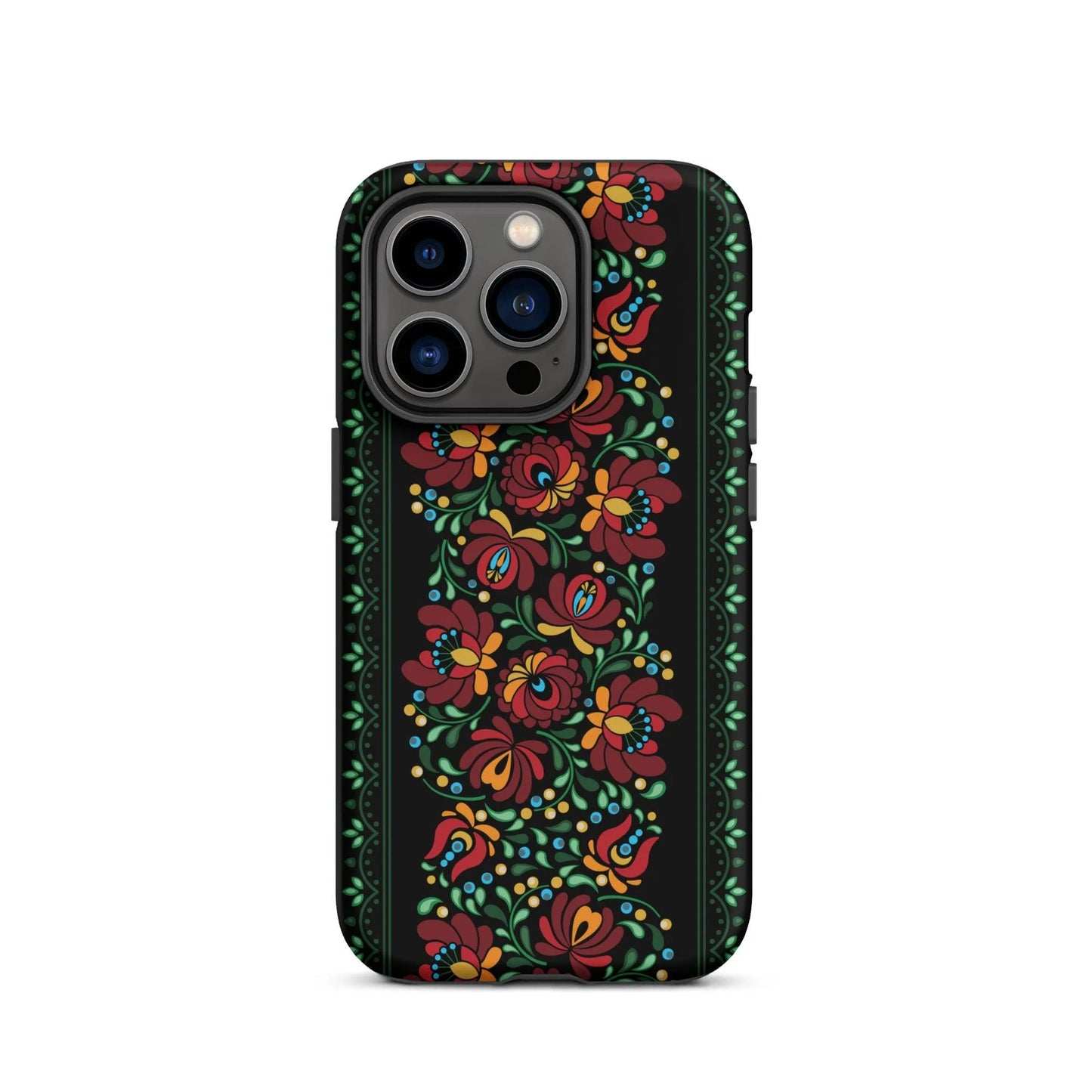 Hungarian Matyó Tough MagSafe iPhone® Case - The Global Wanderer