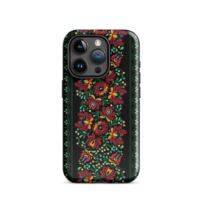 Hungarian Matyó Tough MagSafe iPhone® Case - The Global Wanderer