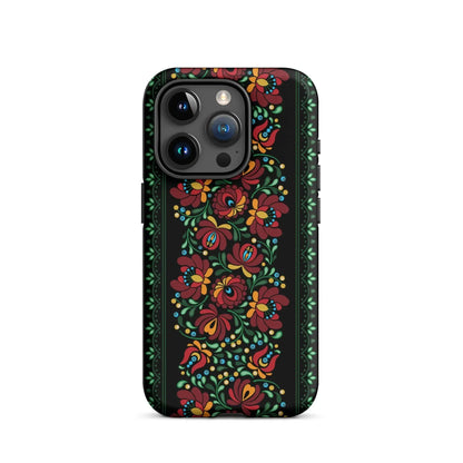 Hungarian Matyó Tough MagSafe iPhone® Case - The Global Wanderer