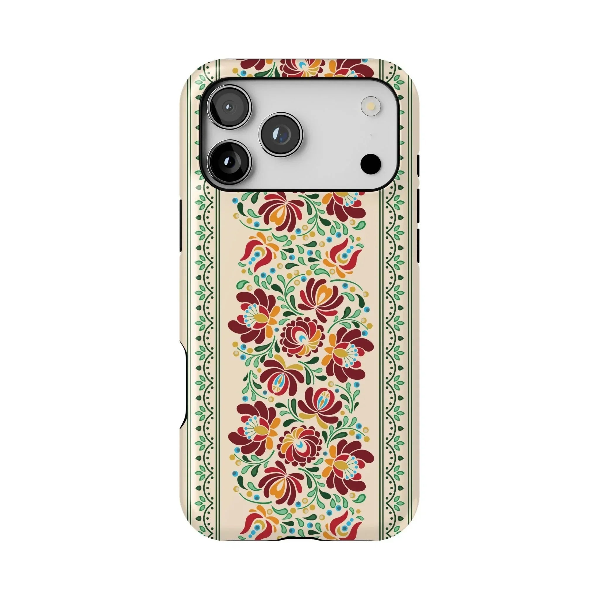Hungarian Matyó Tough MagSafe iPhone Case - The Global Wanderer
