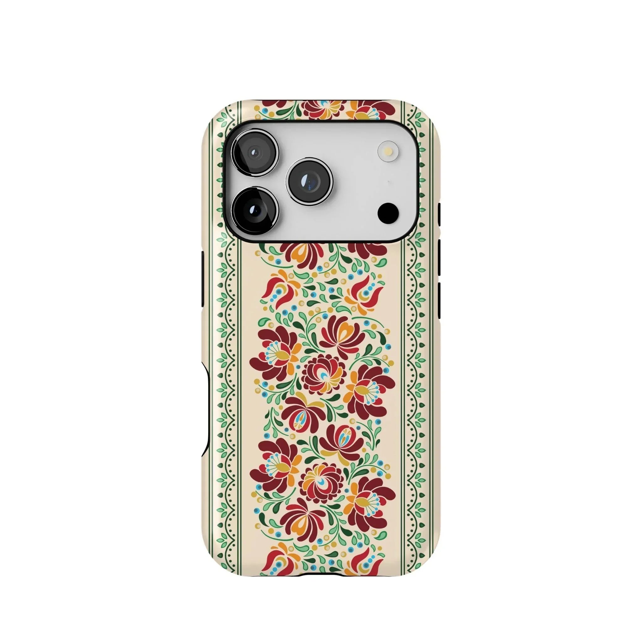 Hungarian Matyó Tough MagSafe iPhone Case - The Global Wanderer