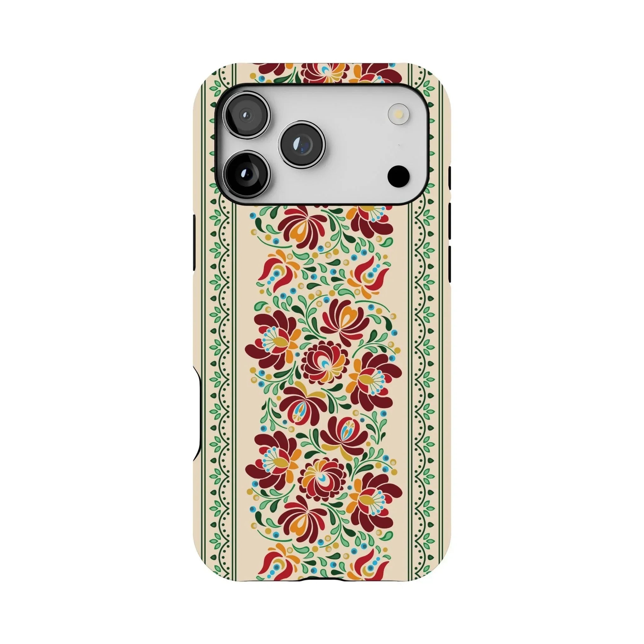 Hungarian Matyó Tough MagSafe iPhone Case - The Global Wanderer